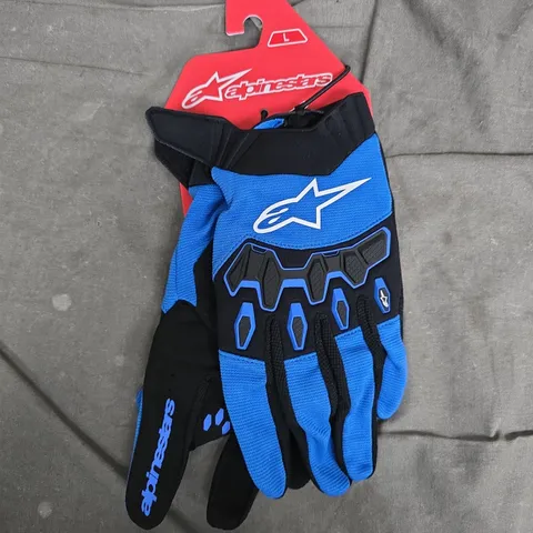 ALPINESTARS FULL BORE GLOVES – UCLA BLUE/BLACK – US L / EU L