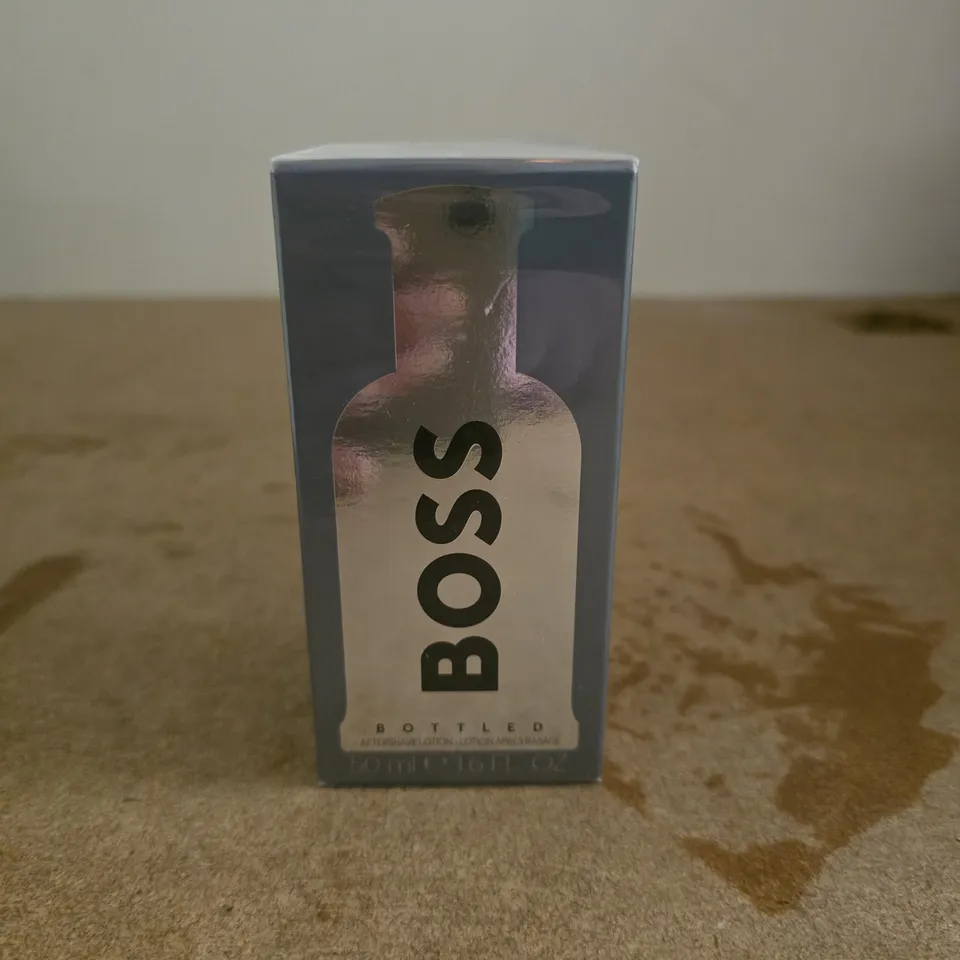 BOXED AND SEALED BOSS HUGO BOSS BOTTLED AFTERSHAVE LOTION 50ML