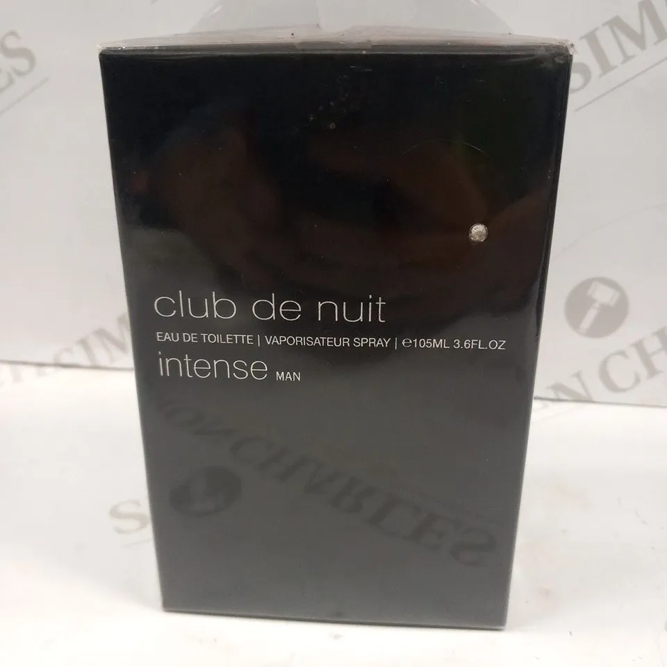BOXED AND SEALED CLUB DE NUIT INTENSE MAN EAU DE TOILETTE 105ML