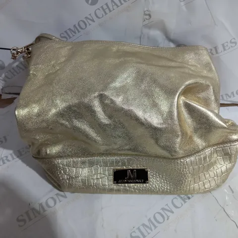 JM BY JULIEN MACDONALD CROC HANDBAG GOLD