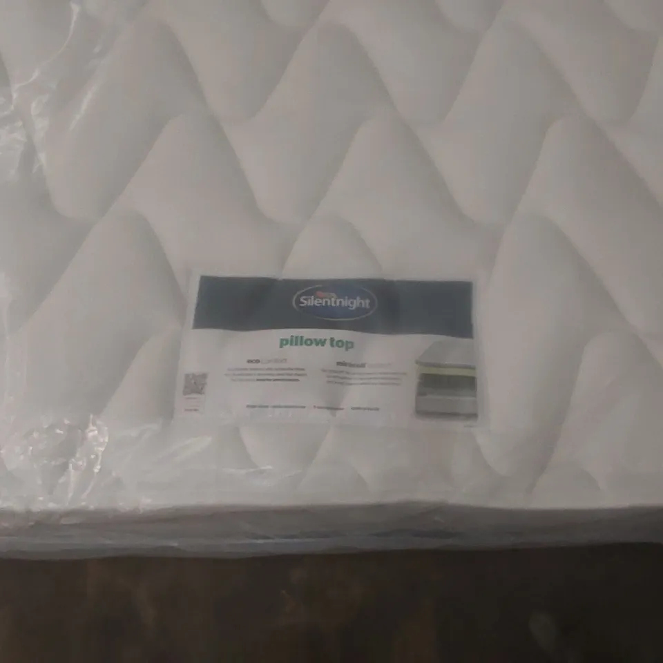 QUALITY BAGGED SILENTNIGHT MIRACOIL PILLOWTOP 5' KINGSIZE MATTRESS