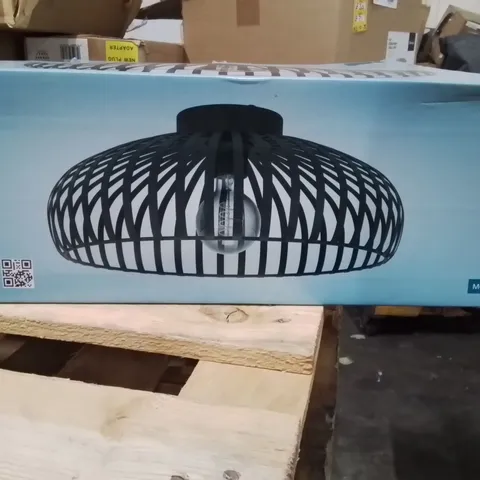 BOXED EGLO CEILING LIGHT BLACK