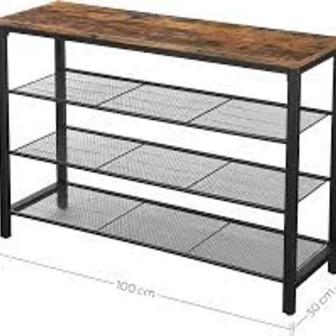 BOXED VASAGLE SHOE RACK, SHOE ORGANIZER (1 BOX)