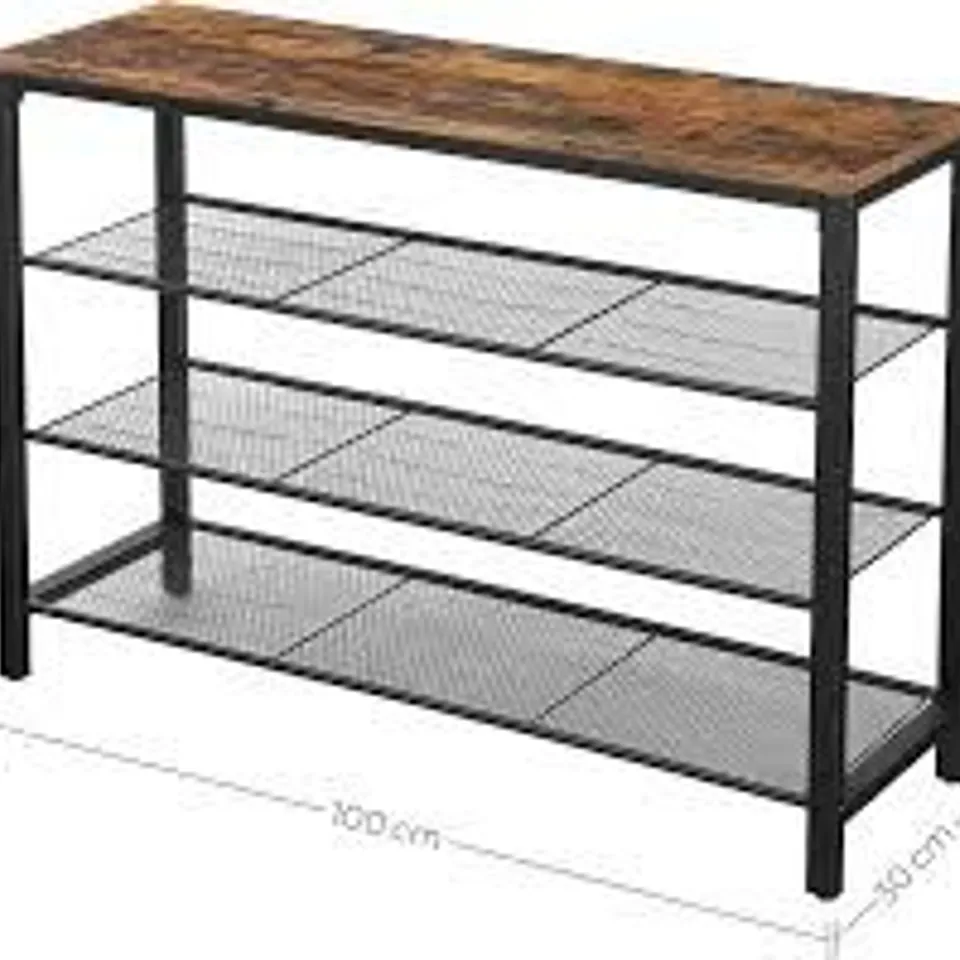 BOXED VASAGLE SHOE RACK, SHOE ORGANIZER (1 BOX)
