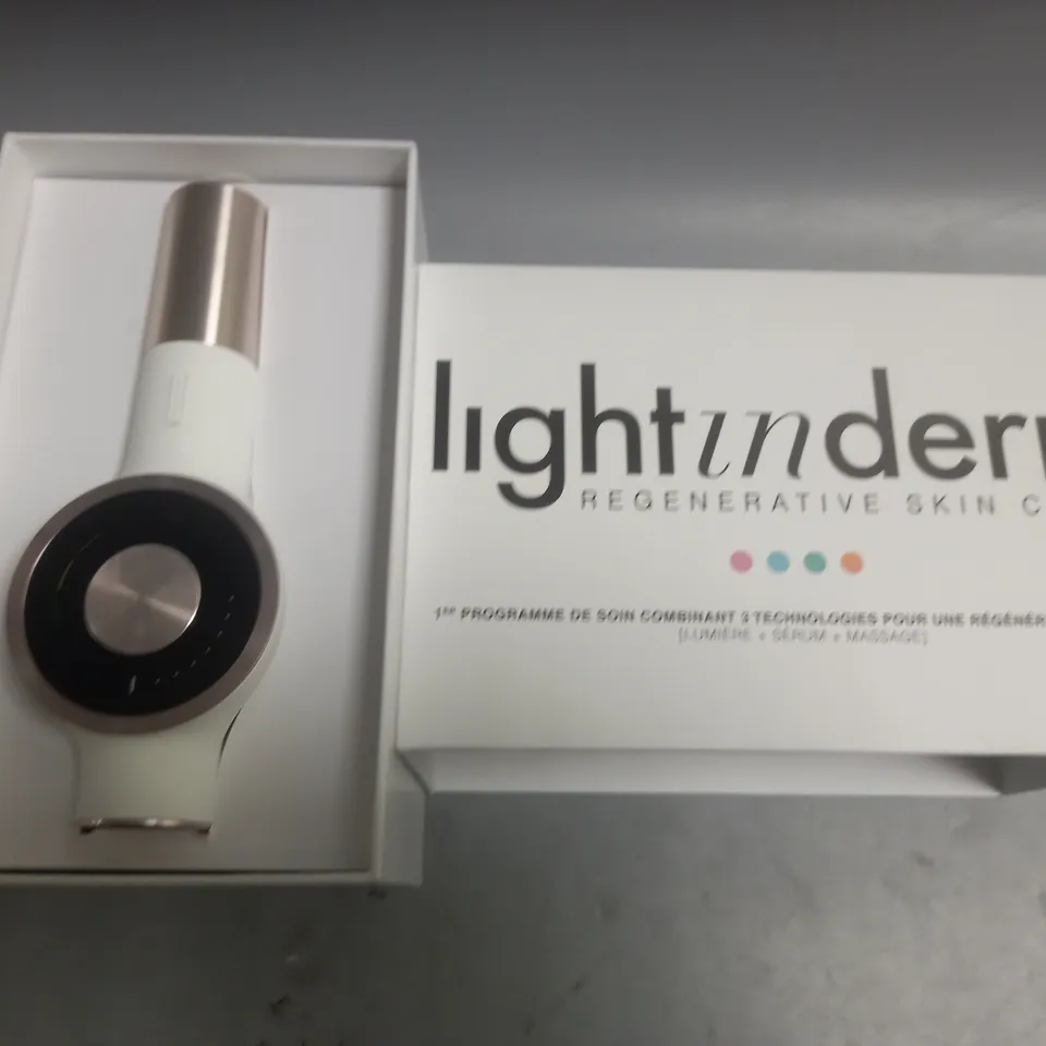 BOXED LIGHT IN DERM REGENERATIVE SKIN CARE DEVICE