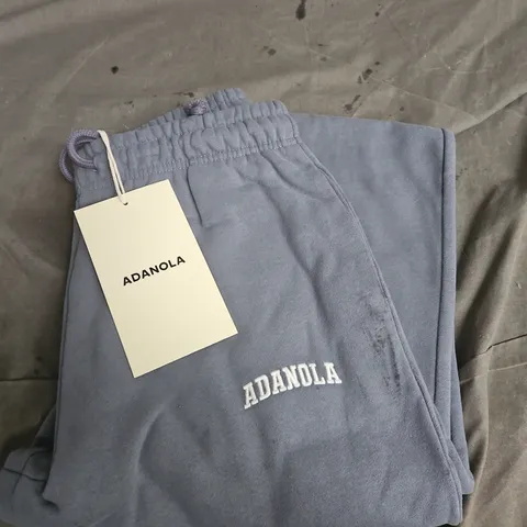 ADANOLA VARSITY LOOSE FIT SWEATPANTS β SLATE BLUE, SIZE M (REGULAR)