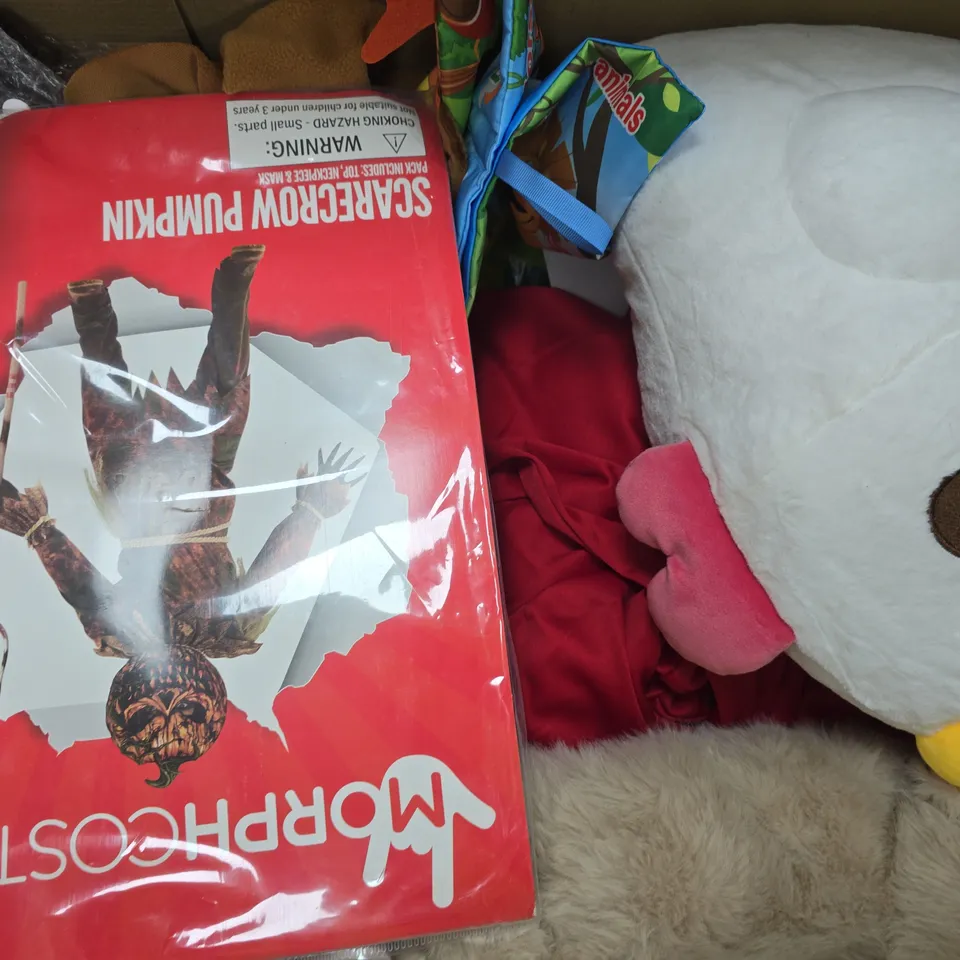 BOX OF APPROXIMATELY 20 ASSORTED TOYS AND GAMES TO INCLUDE MAGNETIC BUILDING CUBES, EDUCATIONAL COMPUTER, ETC - COLLECTION ONLY