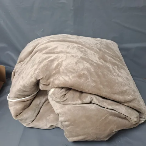 HOMESMART ELECTRIC HEATED BLANKET - NATURAL