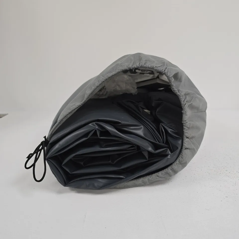 GREY YAWN DRAWSTRING BAG WITH BLOW UP AIR BED