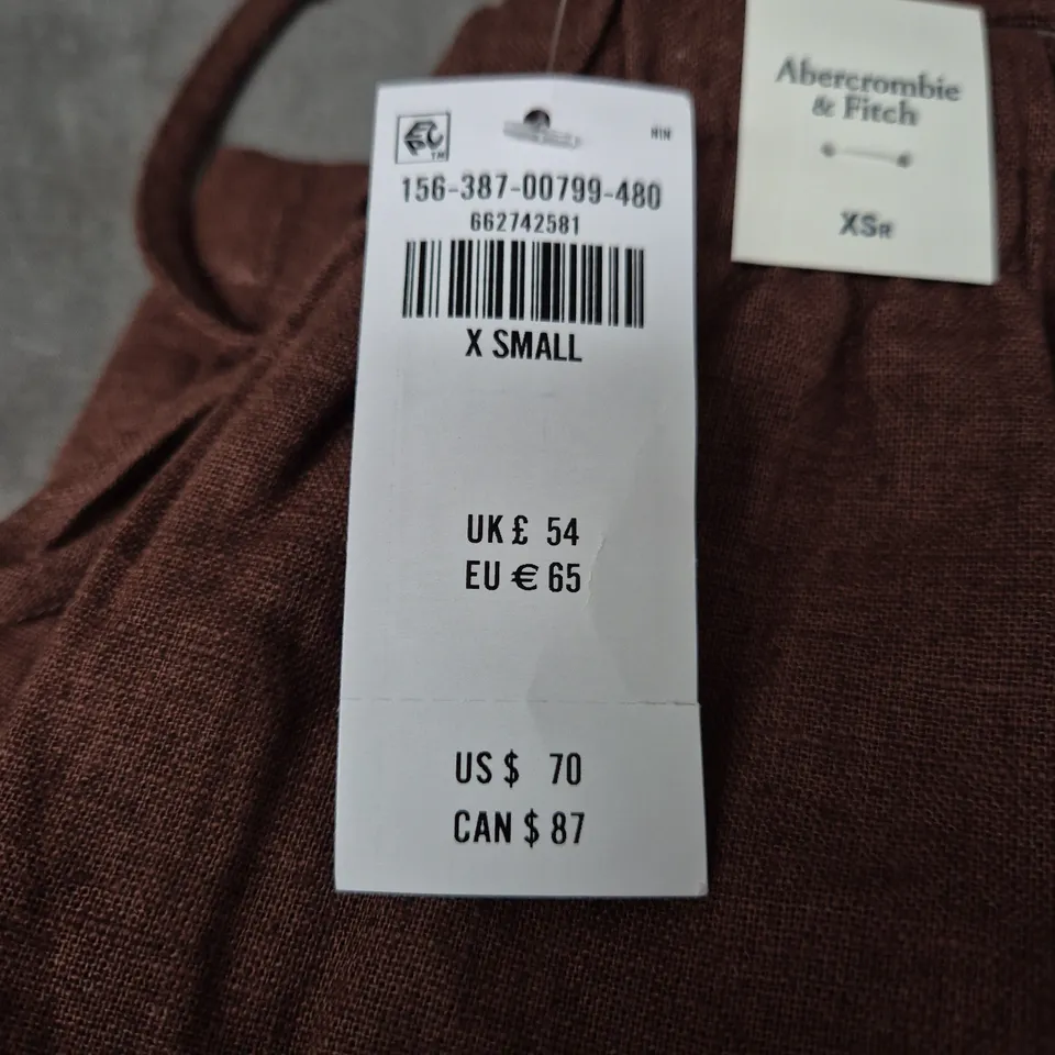 ABERCROMBIE & FITCH BROWN TROUSERS – SIZE XS