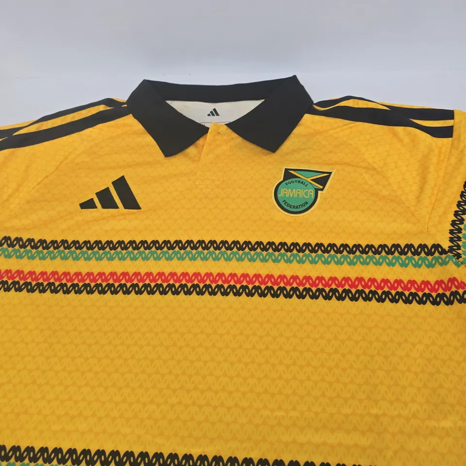 JAMAICA FOOTBALL FEDERATION ADIDAS JERSEY – SIZE XL