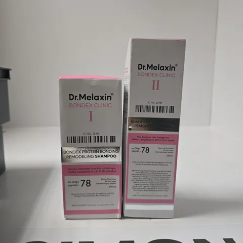 DR. MELAXIN BONDEX CLINIC I & II SHAMPOO SET – PROTEIN BONDING REMODELIN