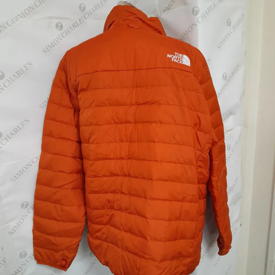 THE NORTH FACE PUFFED JACKET IN ORANGE SIZE L