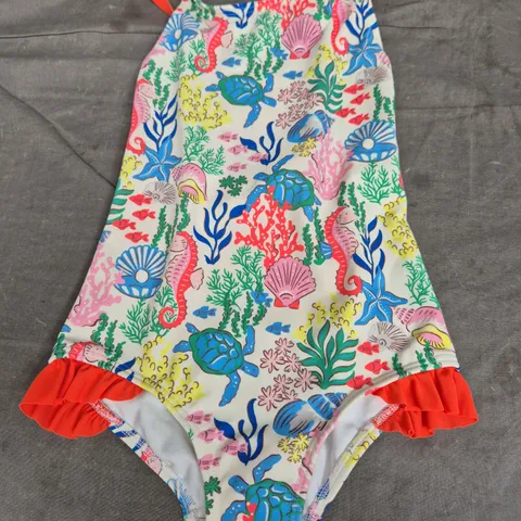 MINI BODEN KIDS SWIMSUIT - ANIMAL PRINT - AGE 5-6 YEARS