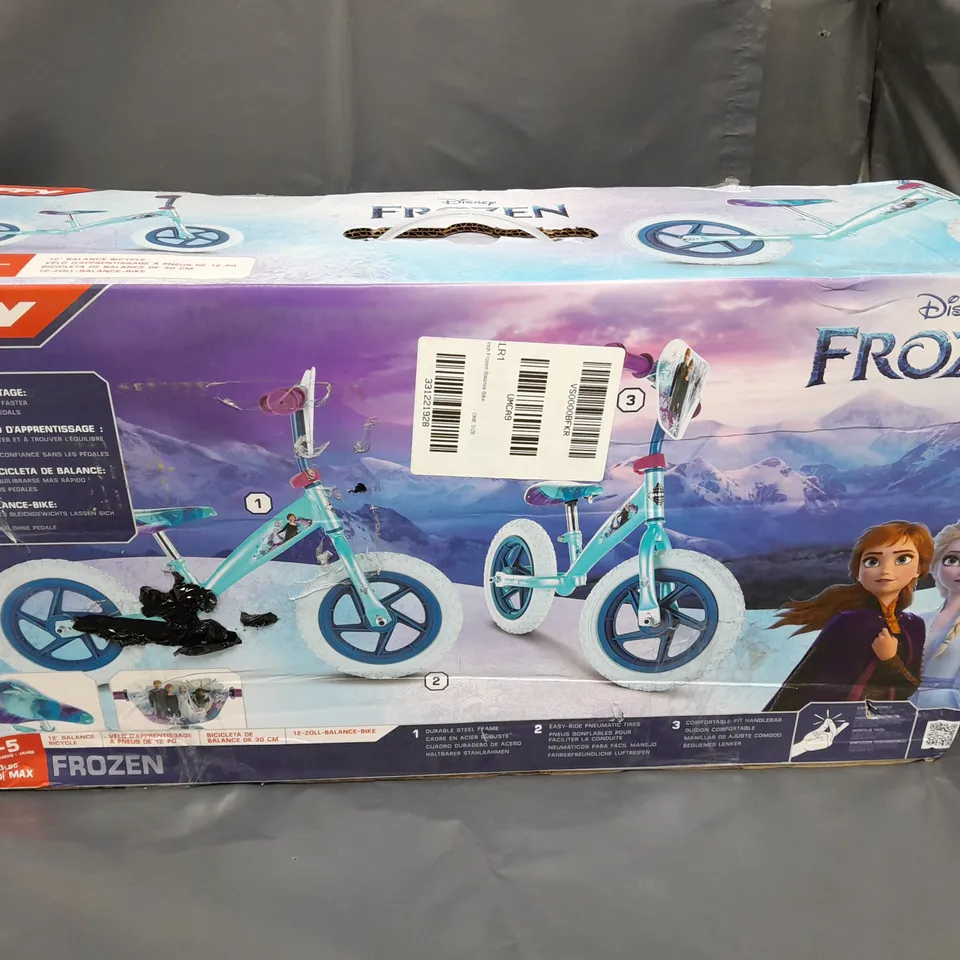 DISNEY FROZEN 12 INCH BALANCE BIKE