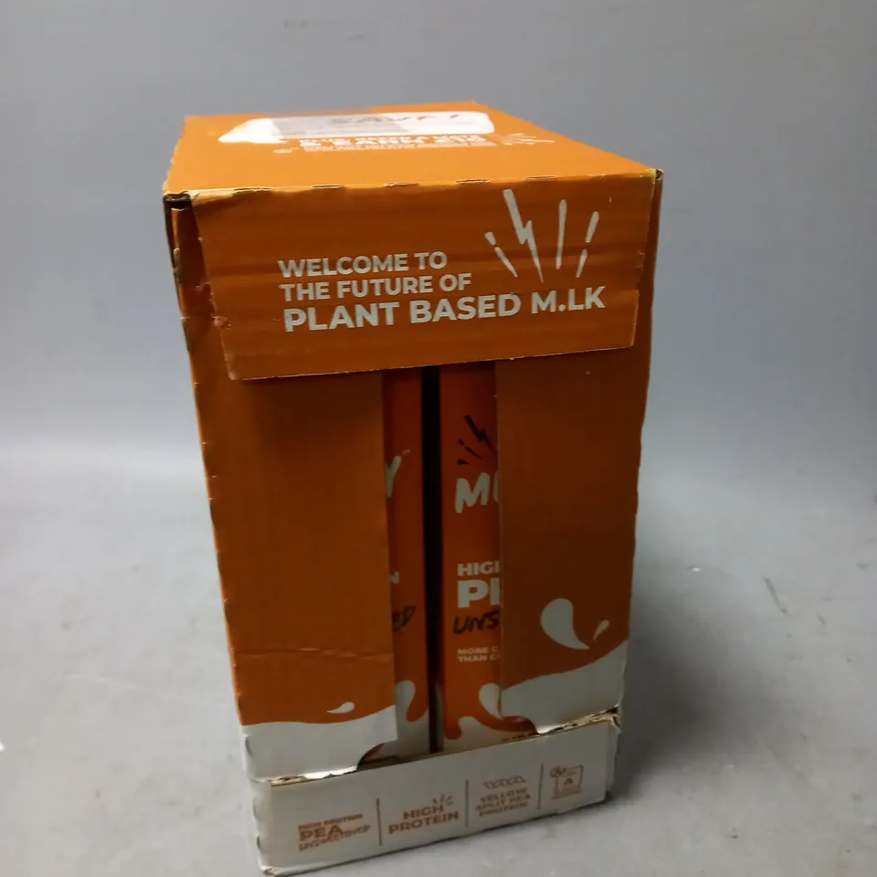 6 X SEALED MIGHTY HIGH PROTEIN UNSWEETENED PLANT BASED MILK - 6 X 1L - COLLECTION ONLY 