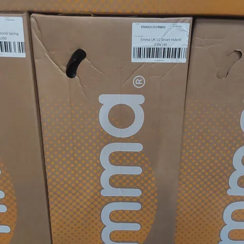 BRAND NEW BOXED EMMA UK V2 SMART HYBRID 135 x 190CM DOUBLE MATTRESS 