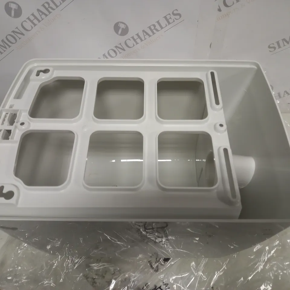 WHITE PLASTIC WALL MOUNTED TOWEL DISPENSER