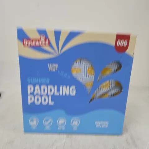 SUMMER PADDLING POOL – BLUE BOX