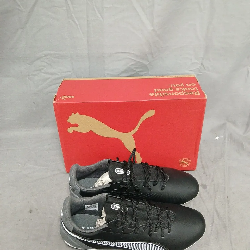 PUMA KING FOOTBALL BOOTS – BLACK, BOXED SIZE 7