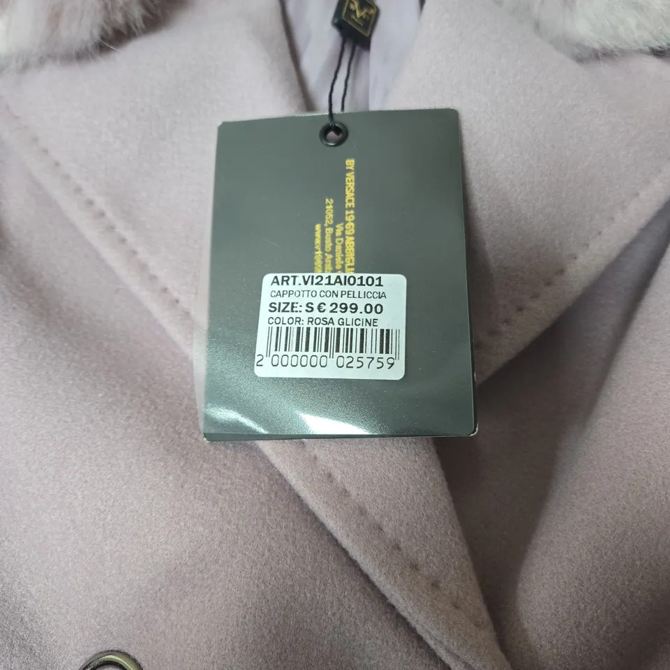 V 1969 ITALIA ROSA GLICINE COAT SMALL TAGGED                                                                