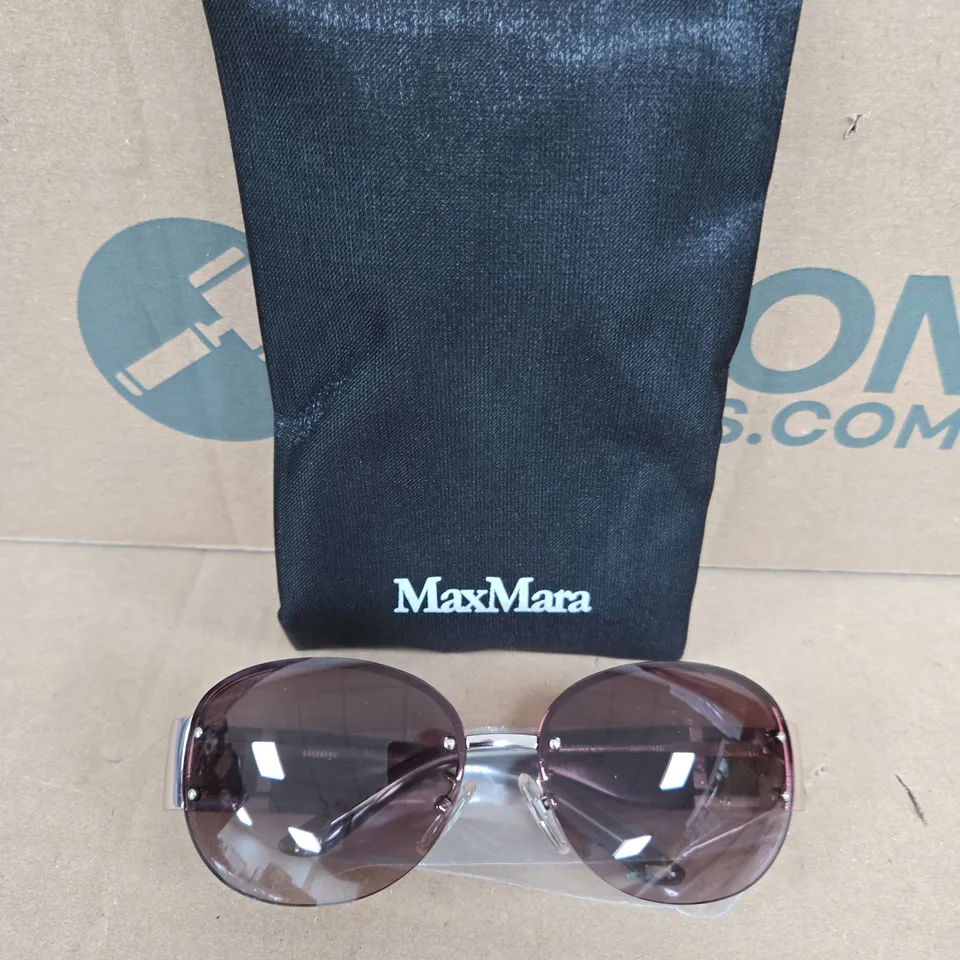 MAX MARA SUNGLASSES – AVIATOR STYLE, BROWN GRADIENT LENSES