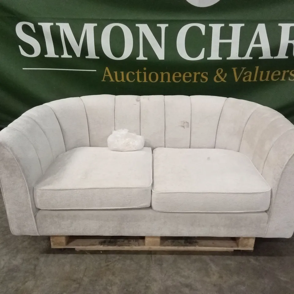 GUILD FABRIC 2 SEATER SOFA - IVORY RRP £649