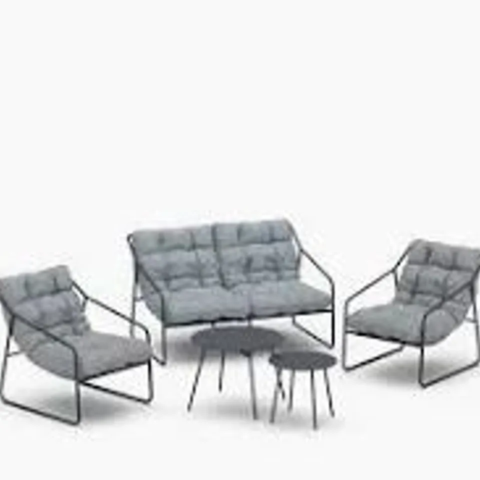 BOXED GARDEN STORIES 5 PADDED CHAIR AND TABLE CONVERSATION SET