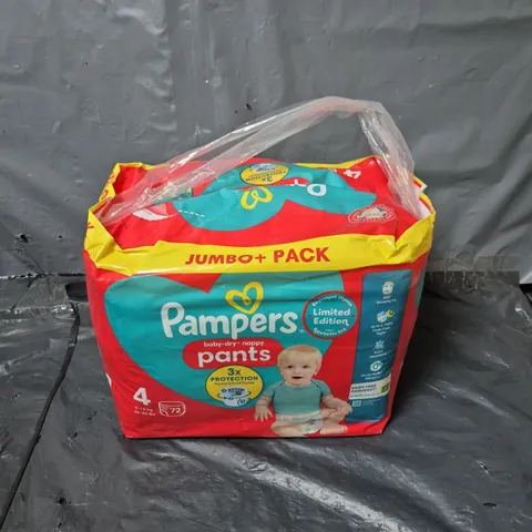 PAMPERS BABY-DRY NAPPY PANTS JUMBO+ PACK 