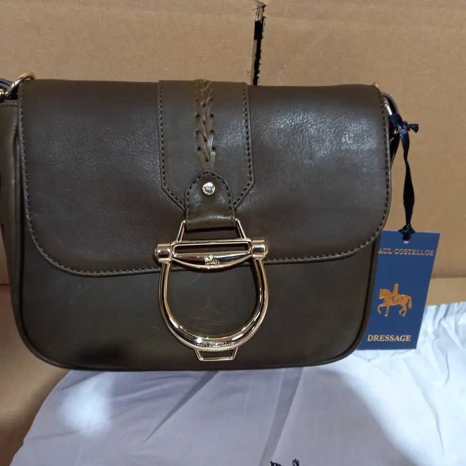 PAUL COSTELLOE STIRRUP LEATHER MINI CROSSBODY BAG