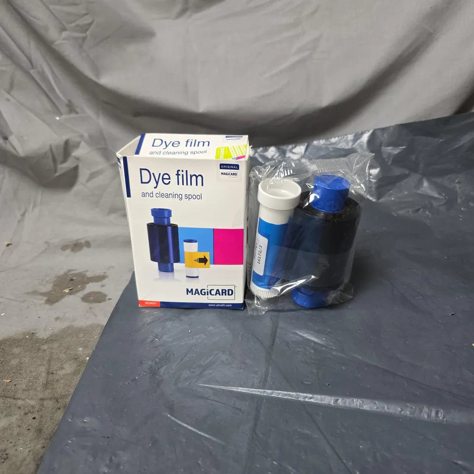 MAGICARD DYE FILM AND CLEANING SPOOL BOXED