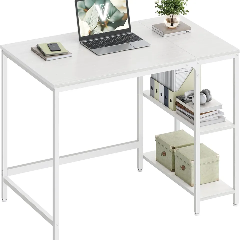 BOXED VASAGLE COMPUTER DESK, MODERN BASIC