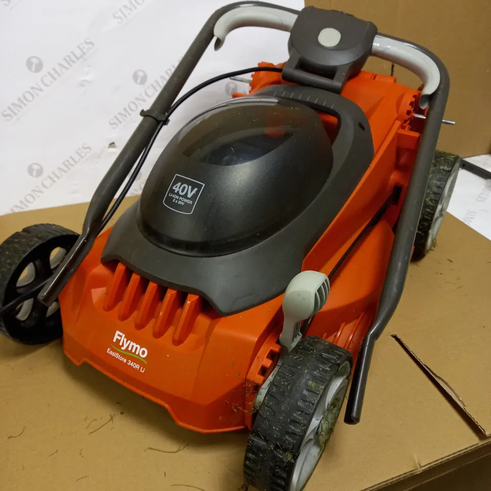 FLYMO EASISTORE 340R LI CORDLESS ROTARY LAWNMOWER