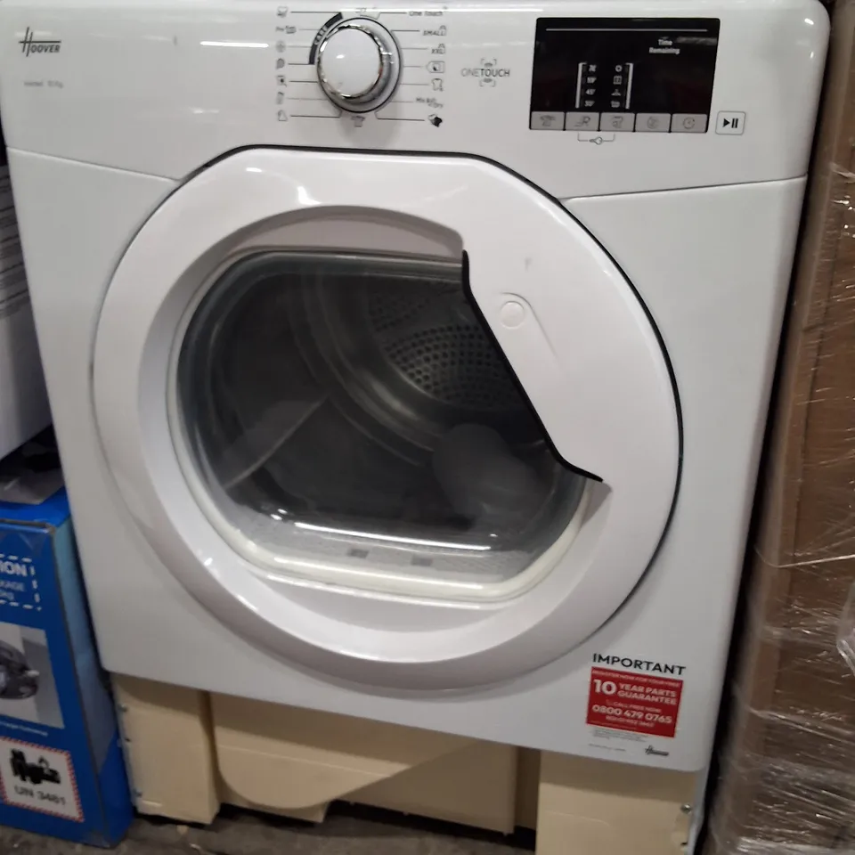 HOOVER H-DRY 300 LITE HLEV10DG-80 10KG VENTED TUMBLE DRYER - WHITE - C RATED
