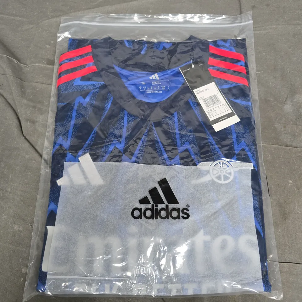 BAGGED ADIDAS ARSENAL JERSEY IN BLUE MULTI - UK MEDIUM