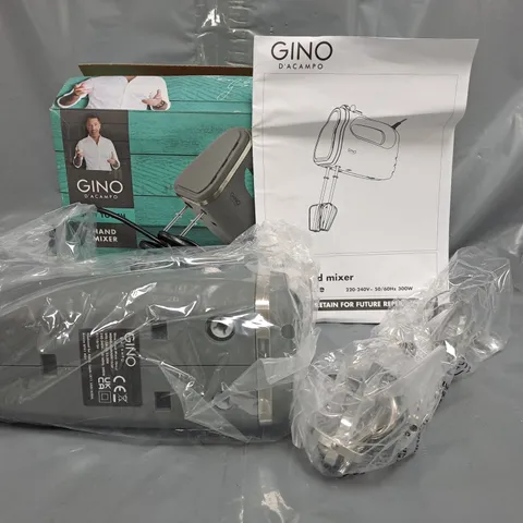 GINO D'ACAMPO SOFT TOUCH HAND MIXER