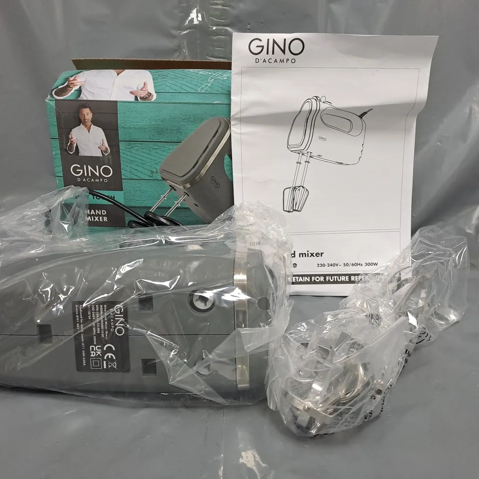 GINO D'ACAMPO SOFT TOUCH HAND MIXER