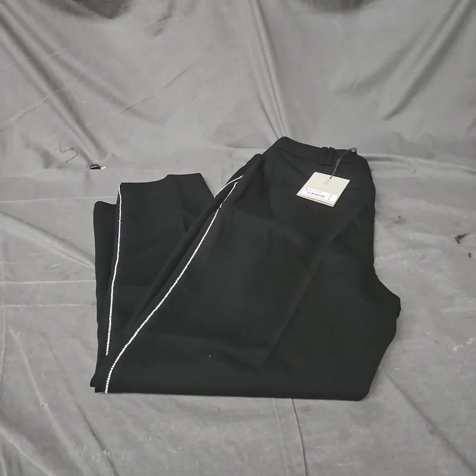 ALLSAINTS ATLAS KRYS TROUSER – BLACK, UK 12 (US 8)