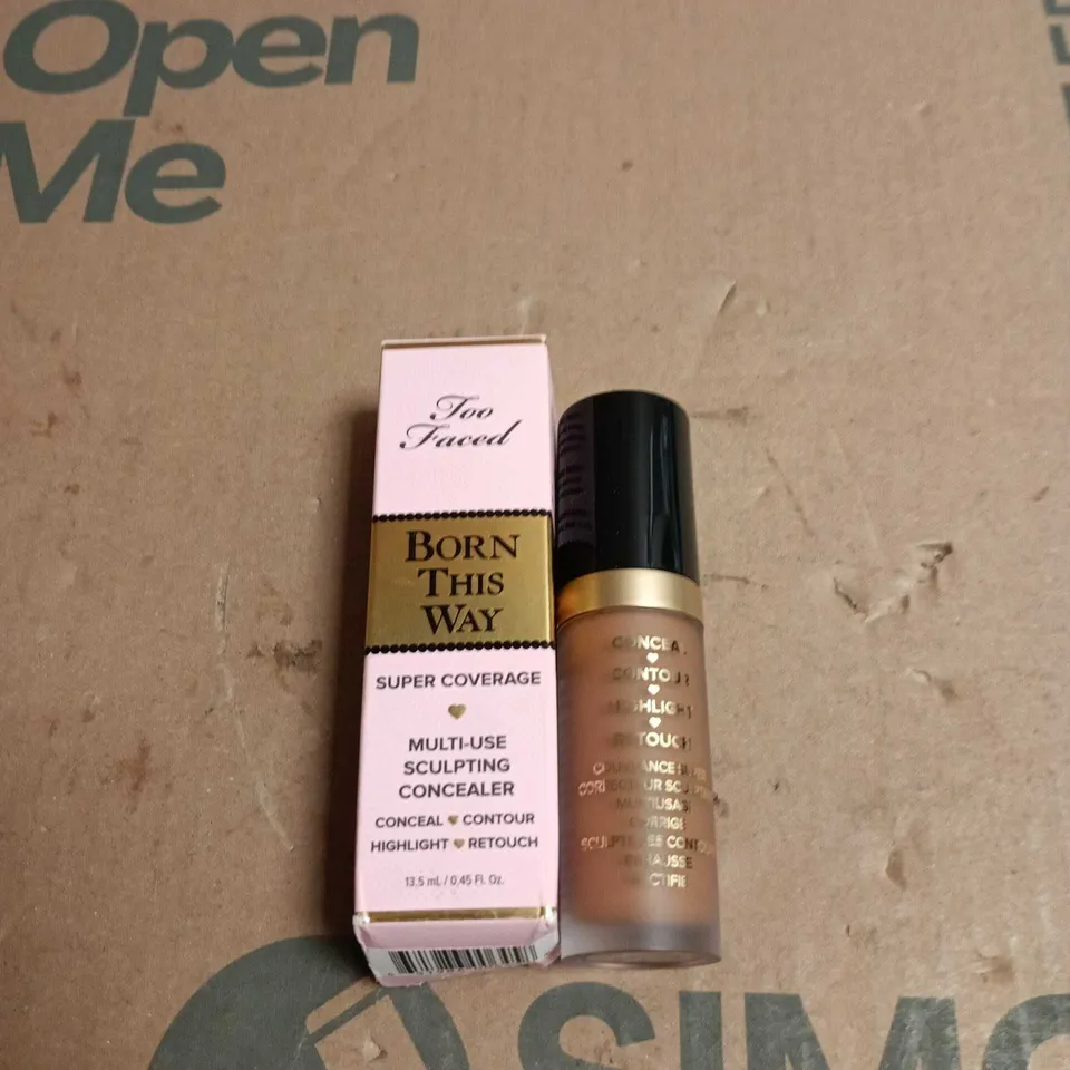 TOO FACED BORN THIS WAY SUPER COVERAGE CONCEALER – 13.5 ML "CHESTNUT" BOXED