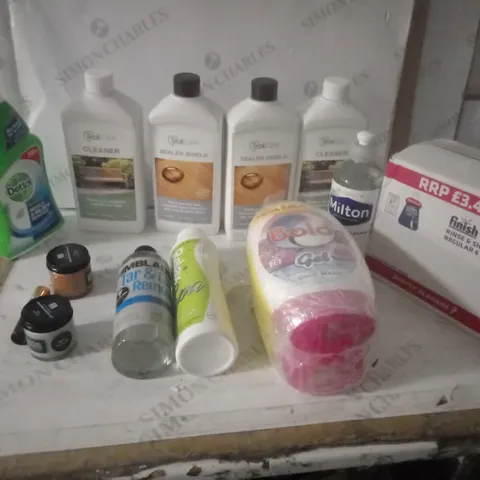 APPROXIMATELY 16 ASSORTED PRODUCTS TO INCLUDE; NATURAL PAINT, BOLD WASHING UP
