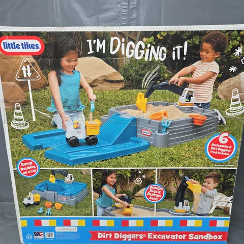 BOXED LITTLE TIKES DIRT DIGGERS EXCAVATOR SANDBOX 