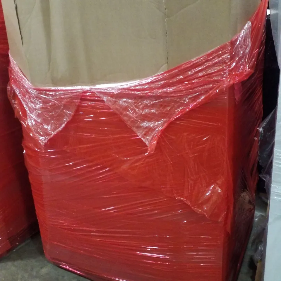 PALLET CONTAINING ASSORTED PRODUCTS INCLUDING TV WALL MONUT, FLOORING CUTTER, PORTABLE CD PLAYER, MAGNETIC BATTLE GAME & GAMING RACING WHEEL