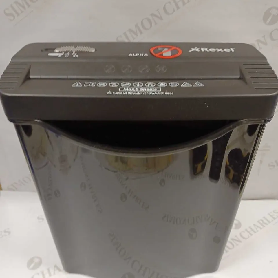 REXEL ALPHA RIBBON CUT PAPER SHREDDER 