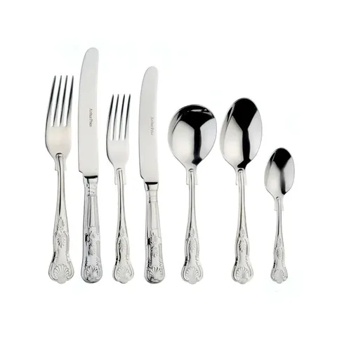 BOXED ARTHUR PRICE KINGS 58 PIECE STAINLESS STEEL