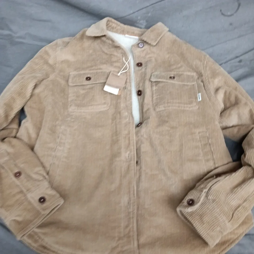AYACUCHO DAKOTA CORDUROY SHIRT – BEIGE, SIZE L