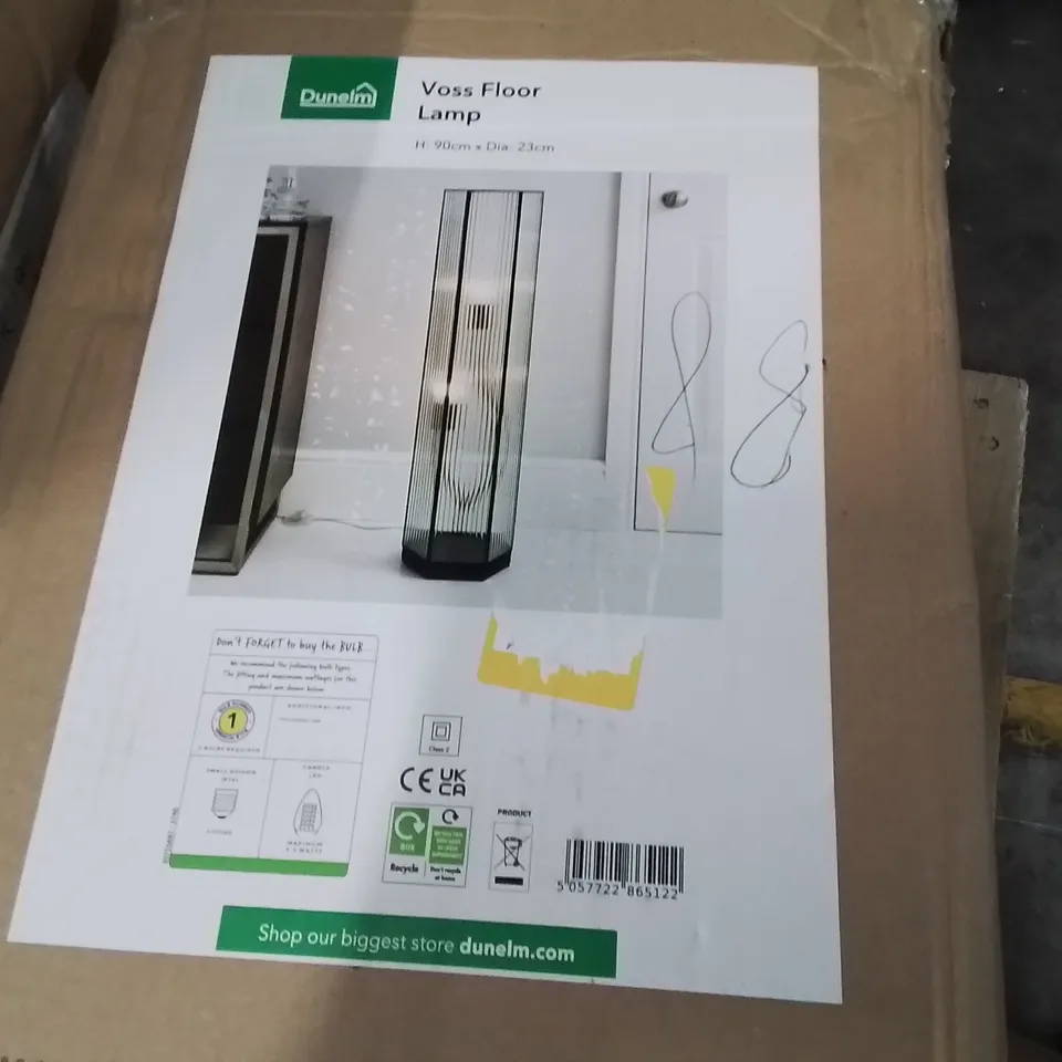 BOXED VOSS FLOOR LAMP 
