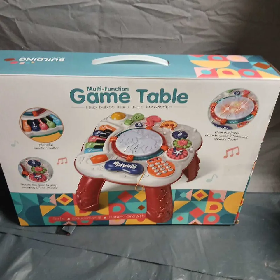 MULTI-FUNCTION GAME TABLE – BOXED TOY