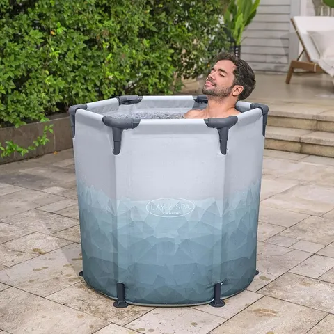 LAY-Z-SPA GLACIAL DIP ICE BATH COLD PLUNGE RECOVERY POD WITH PUMP