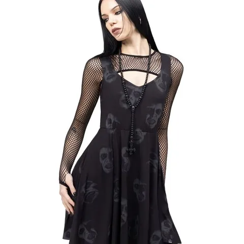 BRAND NEW KILLSTAR X THE EXORCIST - EXCELLENT DAY FOR AN EXORCISM - BLACK WOMEN'S DRESS SIZE XL