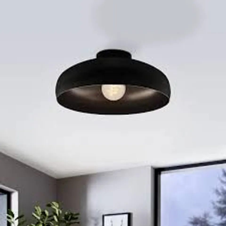 BOXED MOGANO CEILING LIGHT